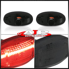 Load image into Gallery viewer, Ford F250 F350 F450 F550 Super Duty Dually 2011-2022 4 Piece Front Amber & Rear Red LED Fender Side Marker Lights Smoke Len