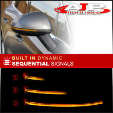 Load image into Gallery viewer, Porsche Cayenne 2015-2018 Front Amber Sequential LED Side Mirror Signal Marker Lights Smoke Len
