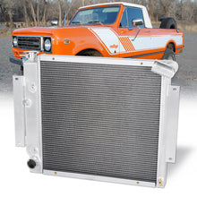 Load image into Gallery viewer, International Scout II 1970-1981 5.0L 5.6L V8 Automatic &amp; Manual Transmission Aluminum Radiator
