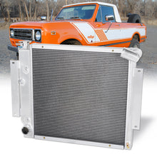 Load image into Gallery viewer, International Scout II 1970-1981 5.0L 5.6L V8 Automatic & Manual Transmission Aluminum Radiator
