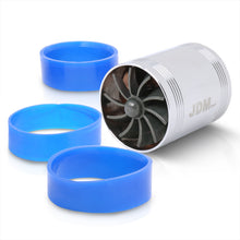 Load image into Gallery viewer, Universal 3" Dual Fan Fuel Saver Polished