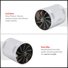 Load image into Gallery viewer, Universal 3" Dual Fan Fuel Saver Polished