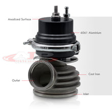 Load image into Gallery viewer, Universal 50mm V-Band External Wastegate Black
