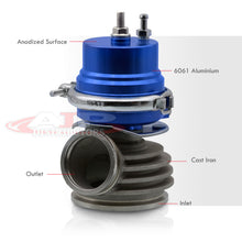 Load image into Gallery viewer, Universal 50mm V-Band External Wastegate Blue