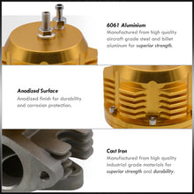 Load image into Gallery viewer, (Super Ribbed Style) 38mm Wastegate Gold
