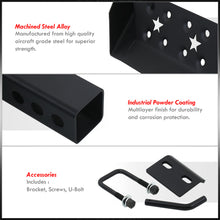 Load image into Gallery viewer, For 2" Receiver Universal Truck Pickup SUV Tow Hitch with Guard Step Bar