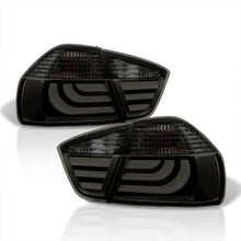 Load image into Gallery viewer, BMW 3 Series E90 4 Door 2005-2009 LED Bar Tail Lights Chrome Housing Smoke Len White Tube