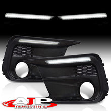 Load image into Gallery viewer, Subaru WRX Limited 2018-2021 Front 2-in-1 Function Sequential LED DRL Bar (Running/Signal) Fog Light Bezels Glossy Black (S4 Style)