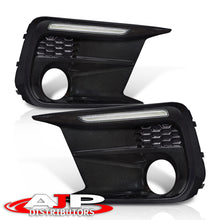 Load image into Gallery viewer, Subaru WRX Limited 2018-2021 Front 2-in-1 Function Sequential LED DRL Bar (Running/Signal) Fog Light Bezels Glossy Black (S4 Style)