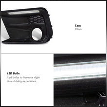Load image into Gallery viewer, Subaru WRX Limited 2018-2021 Front 2-in-1 Function Sequential LED DRL Bar (Running/Signal) Fog Light Bezels Glossy Black (S4 Style)