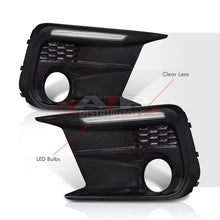 Load image into Gallery viewer, Subaru WRX Limited 2018-2021 Front 2-in-1 Function Sequential LED DRL Bar (Running/Signal) Fog Light Bezels Glossy Black (S4 Style)