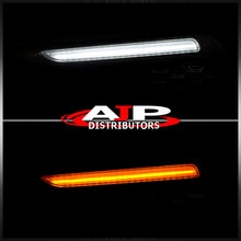 Load image into Gallery viewer, Subaru WRX Limited 2018-2021 Front 2-in-1 Function Sequential LED DRL Bar (Running/Signal) Fog Light Bezels Glossy Black (S4 Style)