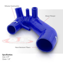 Load image into Gallery viewer, Audi A4 1.8T 1994-2005 / Volkswagen Passat B5 1996-2005 Turbo Intake Silicone Hose Blue