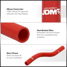 Load image into Gallery viewer, Honda Accord SOHC 1994-1997 Silicone Radiator Hoses Red
