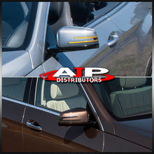 Load image into Gallery viewer, Mercedes Benz A-Class B-Class C-Class CL-Class CLS-Class E-Class GL-Class GLK-Class ML-Class S-Class 2009+ Front Amber Sequential LED Side Mirror Signal Marker Lights Smoke Lens