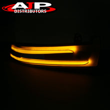 Load image into Gallery viewer, Mercedes Benz A-Class B-Class C-Class CL-Class CLS-Class E-Class GL-Class GLK-Class ML-Class S-Class 2009+ Front Amber Sequential LED Side Mirror Signal Marker Lights Smoke Lens
