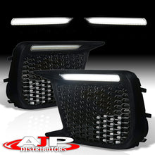 Load image into Gallery viewer, Subaru WRX STI 2018-2021 Front 2-in-1 Function Sequential LED DRL Bar (Running/Signal) Fog Light Bezels Black (S4 Style)