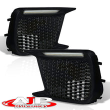 Load image into Gallery viewer, Subaru WRX STI 2018-2021 Front 2-in-1 Function Sequential LED DRL Bar (Running/Signal) Fog Light Bezels Black (S4 Style)