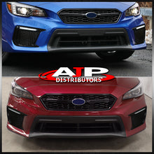 Load image into Gallery viewer, Subaru WRX STI 2018-2021 Front 2-in-1 Function Sequential LED DRL Bar (Running/Signal) Fog Light Bezels Black (S4 Style)