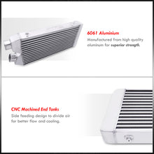 Load image into Gallery viewer, Universal Same Side Aluminum Intercooler (Tube &amp; Fin | Overall: 28.0&quot; x 11.0&quot; x 3.0&quot; | Core: 21.0&quot; x 11&quot; x 2.75&quot; | Inlet/Outlet: 2.5&quot;)
