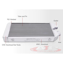 Load image into Gallery viewer, Universal Same Side Aluminum Intercooler (Tube & Fin | Overall: 28.0" x 11.0" x 3.0" | Core: 21.0" x 11" x 2.75" | Inlet/Outlet: 2.5")