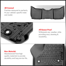 Load image into Gallery viewer, Dodge Ram 1500 Crew Cab 2009-2017 All Weather Guard 3D Floor Mat Liner