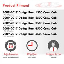 Load image into Gallery viewer, Dodge Ram 1500 Crew Cab 2009-2017 All Weather Guard 3D Floor Mat Liner