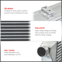 Load image into Gallery viewer, Impreza WRX / STI 2008-2011 Tube & Fin Bolt-On Top Mount Aluminum Intercooler
