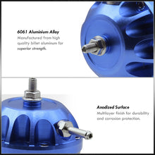 Load image into Gallery viewer, Universal Type RZ Style Blow Off Valve Blue Top and Blue Lip
