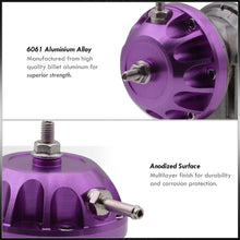 Load image into Gallery viewer, Universal Type RZ Style Blow Off Valve Purple Top and Purple Lip
