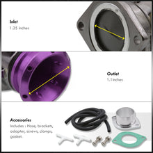 Load image into Gallery viewer, Universal Type RZ Style Blow Off Valve Purple Top and Purple Lip