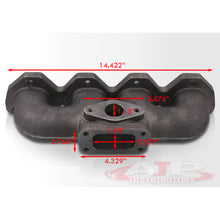 Load image into Gallery viewer, Honda Prelude 1992-2001 H22 T3/T4 Cast Iron Turbo Manifold