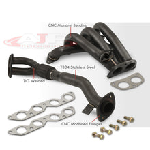 Load image into Gallery viewer, Toyota Corolla 1.8L I4 1993-1997 Stainless Steel Exhaust Header Black