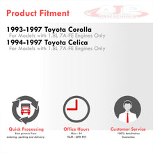 Load image into Gallery viewer, Toyota Corolla 1.8L I4 1993-1997 Stainless Steel Exhaust Header Black