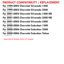 Load image into Gallery viewer, Chevrolet Silverado 1999-2002 / Suburban Tahoe 2000-2006 LED DRL Bar Factory Style Headlights + Bumpers Chrome Housing Smoke Len Clear Reflector