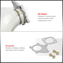 Load image into Gallery viewer, Acura Integra 1990-2001 / Honda Civic 1988-2000 / CRX 1988-1991 / Del Sol 1993-1997 3" T3/T4 Turbo Downpipe (Driverside Exit)