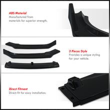 Load image into Gallery viewer, Audi A4 2017-2018 3-Piece Style Front Bumper Lip Gloss Black