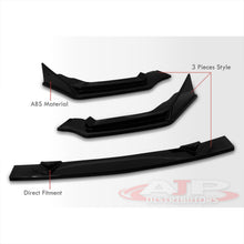 Load image into Gallery viewer, Infiniti Q50 Sport 2014-2017 3-Piece Style Front Bumper Lip Gloss Black