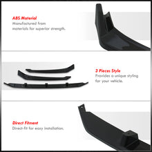Load image into Gallery viewer, Hyundai Elantra 2017-2018 3-Piece Style Front Bumper Lip Gloss Black