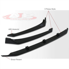 Load image into Gallery viewer, Hyundai Elantra 2017-2018 3-Piece Style Front Bumper Lip Gloss Black