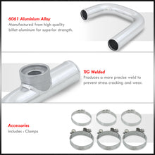 Load image into Gallery viewer, Scion XB 1.5L 2004-2006 Bolt-On Aluminum Polished Piping Kit + Blue Couplers