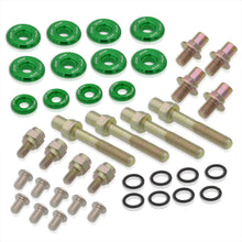 Load image into Gallery viewer, Acura Honda B-Series B16 B17 B18 Low Profile Engine Valve Cover Bolts Green