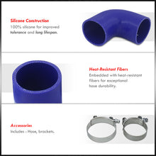 Load image into Gallery viewer, Mitsubishi Eclipse 1995-1999 420A Bolt-On Aluminum Polished Piping Kit + Blue Couplers