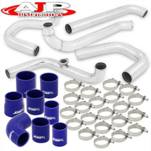Load image into Gallery viewer, Lexus IS300 2001-2005 Bolt-On Aluminum Polished Piping Kit + Blue Couplers