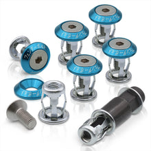Load image into Gallery viewer, Universal 6pcs JDM Sport Fender Washer M8 Anchor Type Fasteners Kit Blue