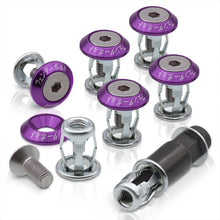 Load image into Gallery viewer, Universal 6pcs JDM Sport Fender Washer M8 Anchor Type Fasteners Kit Purple
