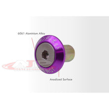 Load image into Gallery viewer, Universal 6pcs JDM Sport Fender Washer M8 Hex Screw Drivet Type Anchor Lock Fasteners Kit Purple