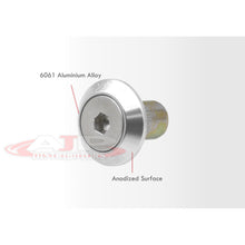 Load image into Gallery viewer, Universal 6pcs JDM Sport Fender Washer M8 Hex Screw Drivet Type Anchor Lock Fasteners Kit Silver