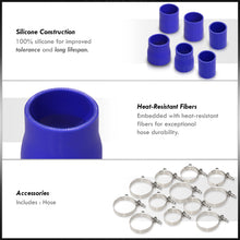 Load image into Gallery viewer, Subaru WRX STI GDA GDB 2002-2007 Bolt-On Aluminum Polished Piping Kit + Blue Couplers