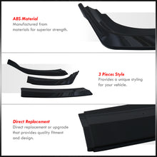 Load image into Gallery viewer, Honda Civic 2016-2018 3-Piece Style Front Bumper Lip Gloss Black (Will Not Fit Hatchback, Si, & Type-R Models)